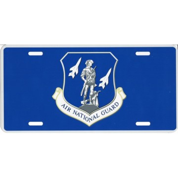Air National Guard Photo License Plate 
