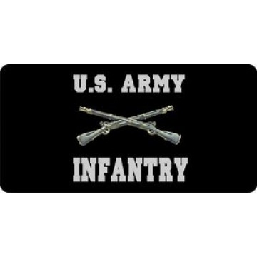 U.S. Army Infantry Photo License Plate 