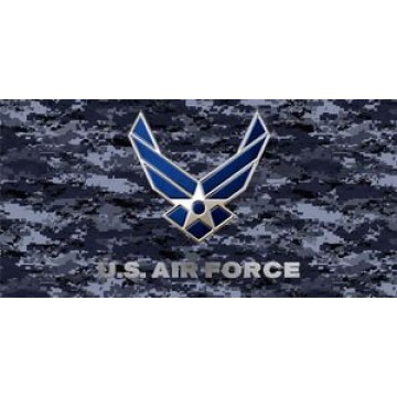 U.S. Air Force Camouflage Photo License Plate 