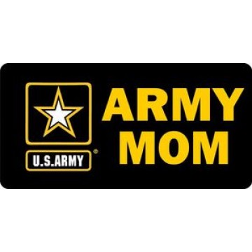 U.S. Army Mom Photo License Plate 