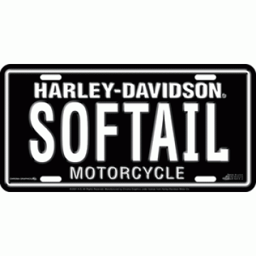 Harley-Davidson Softail License Plate 