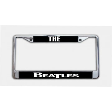 The Beatles Chrome License Plate Frame
