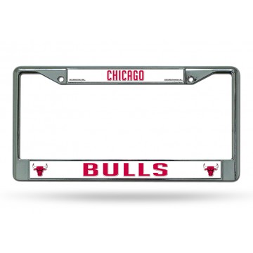 Chicago Bulls Chrome License Plate Frame