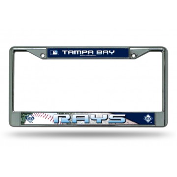 Tampa Bay Rays Chrome License Plate Frame