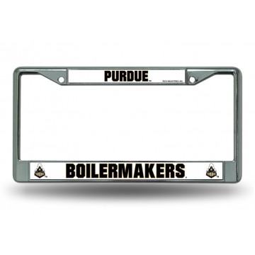Purdue Boilermakers Chrome License Plate Frame