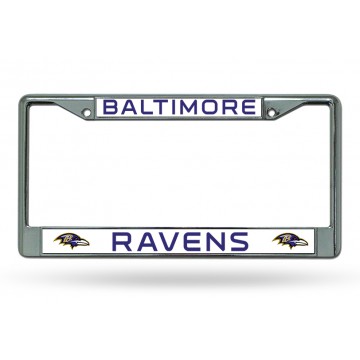 Baltimore Ravens Chrome License Plate Frame