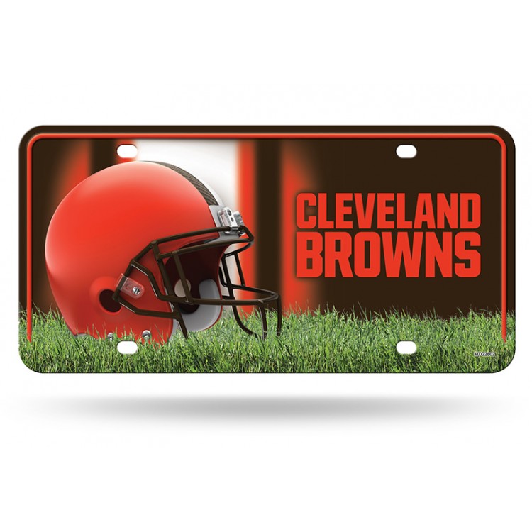 Cleveland Browns Metal License Plate