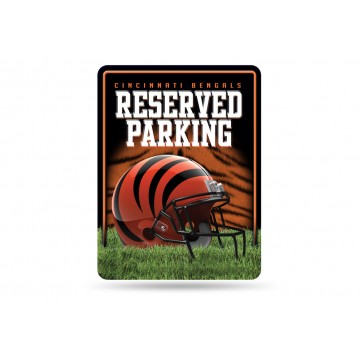 Cincinnati Bengals Metal Parking Sign