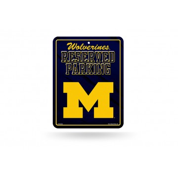 Michigan Wolverines Metal Parking Sign