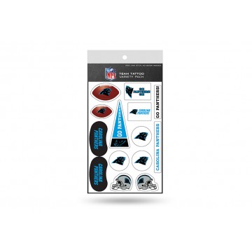 Carolina Panthers Variety Pack Tattoo Set