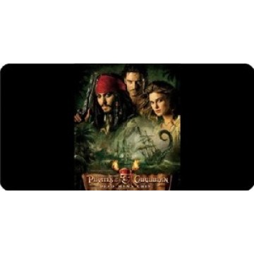 Pirates of the Caribbean Centered Photo Plate