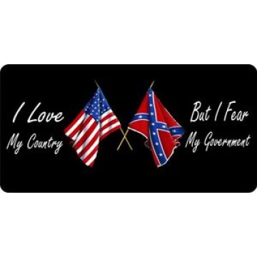 I love My Country Photo License Plate