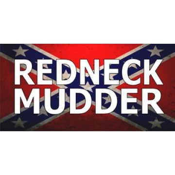 Redneck Mudder Photo License Plate 