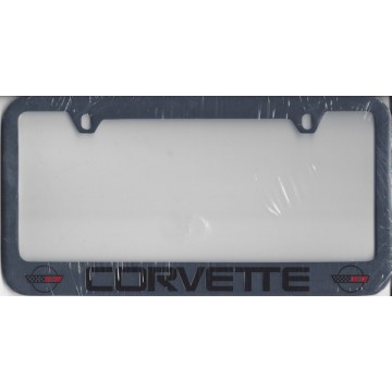 Corvette Solid Brass License Plate Frame 