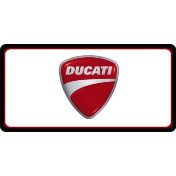 Ducati Motorcycles Photo License Plate 