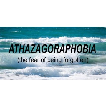 Athazagoraphobia Photo License Plate 