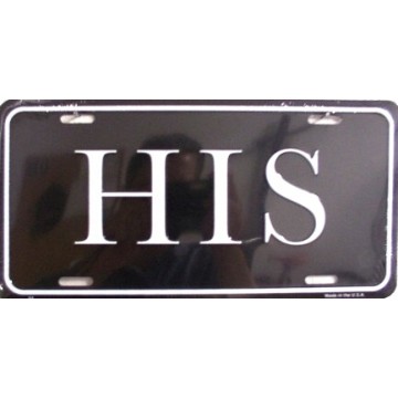 His License Plate 