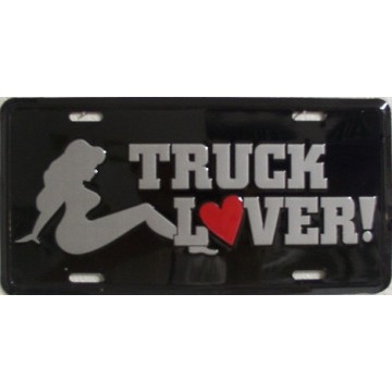 Truck Lover License Plate 
