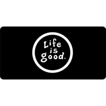 Life is Good Photo License Plate