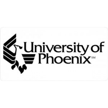 University Of Phoenix Community College Photo License Plate