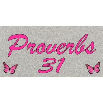 Proverbs 31 Photo License Plate 