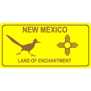 New Mexico Land Of Enchantment Photo License Plate 