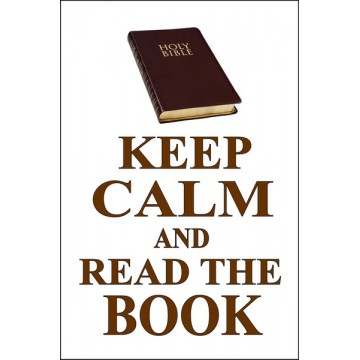 Keep Calm And Read The Book Parking Sign 