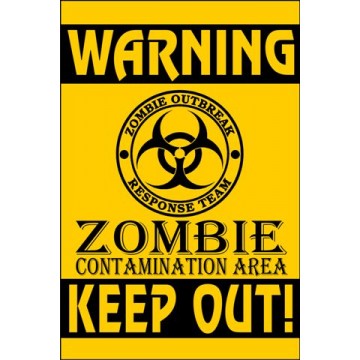 Zombie Parking Sign 
