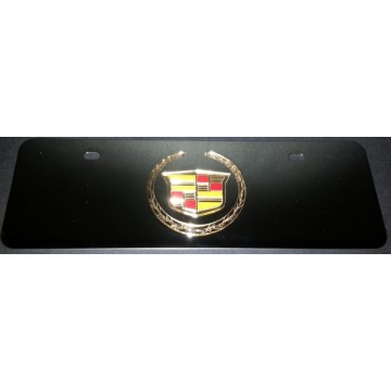 Cadillac Mini Chrome Plated 3D Stainless Steel License Plate