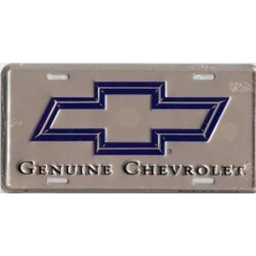 Genuine Chevrolet License Plate 