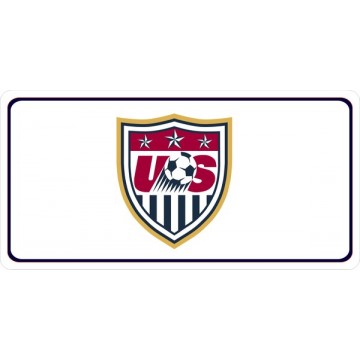 USA Soccer Photo License Plate 