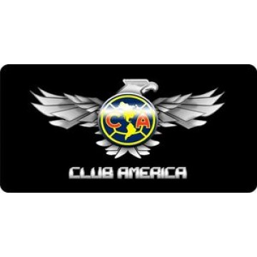 Club America With Eagle Photo License Plate 