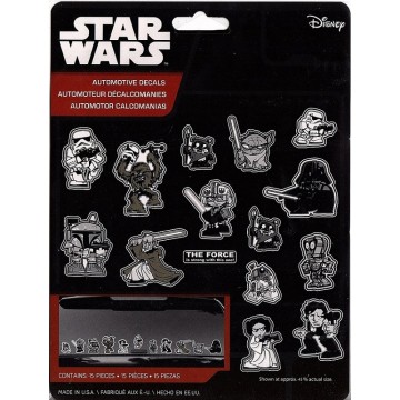 Star Wars Cartoon Assorted Vinyl Decal Set