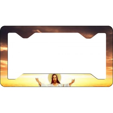 Jesus Thin Style License Plate Frame