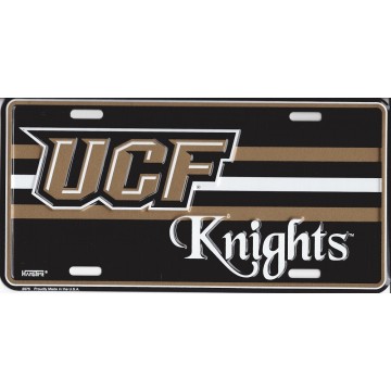 UCF Knights Metal License Plate