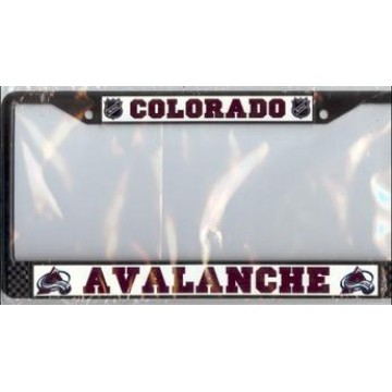 Colorado Avalanche Chrome License Plate Frame 