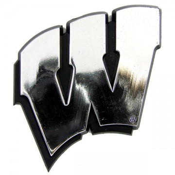 Wisconsin Badgers NCAA Chrome Auto Emblem 