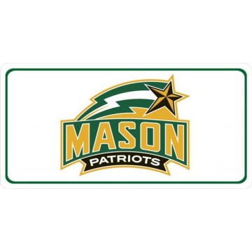 George Mason University Photo License Plate 