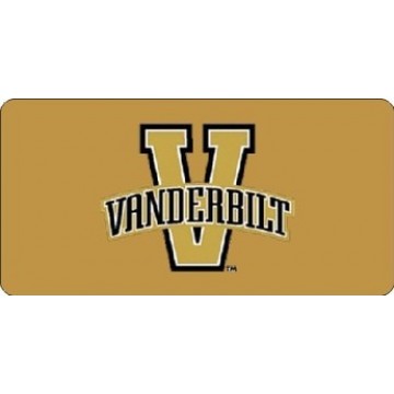 Vanderbilt Metal Team Plate