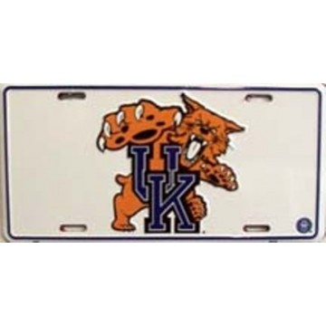 Kentucky Wildcats License Plate 
