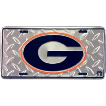 Georgia Bulldogs Diamond License Plate 