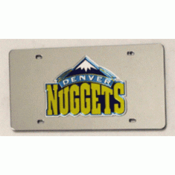 Denver Nuggets Laser Cut License Plate 