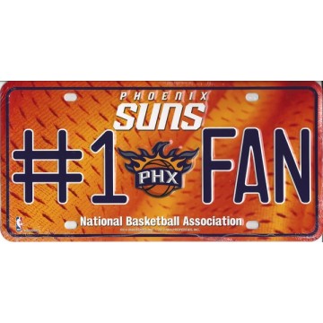 Phoenix Suns #1 Fan License Plate 