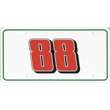 Nascar #88 Photo License Plate