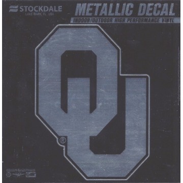 Oklahoma Sooners Chrome Vinyl Decal