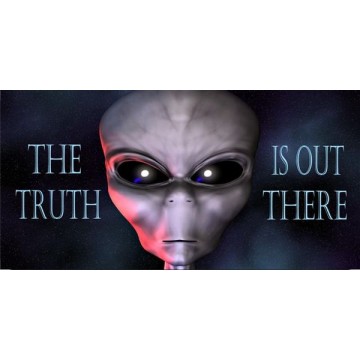 The Truth Is Out There Photo License Plate 