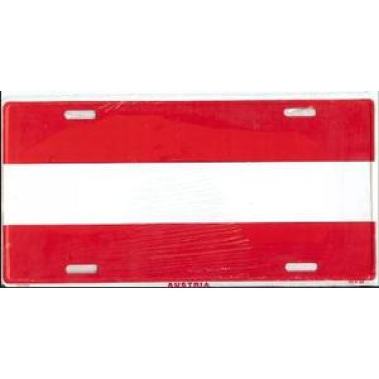 Austria License Plate 