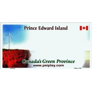 Prince Edward Island Metal License Plate 