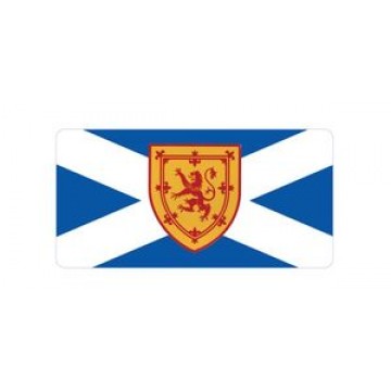 Scotland St. Andrews Cross Flag Photo License Plate 