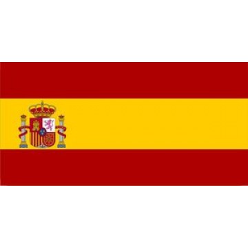 Spain Flag License Plate 